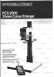 Philips PCS 2000 manual. Camera Instructions.